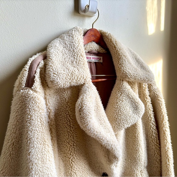 Free People Sherpa jacket medium - Picture 2 of 4